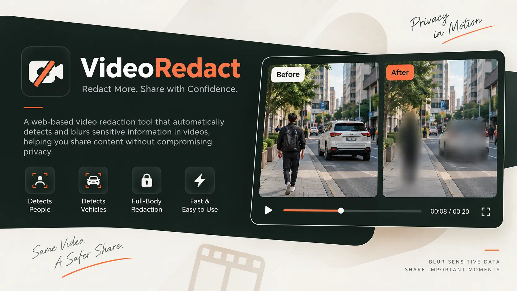 VideoRedact project screenshot